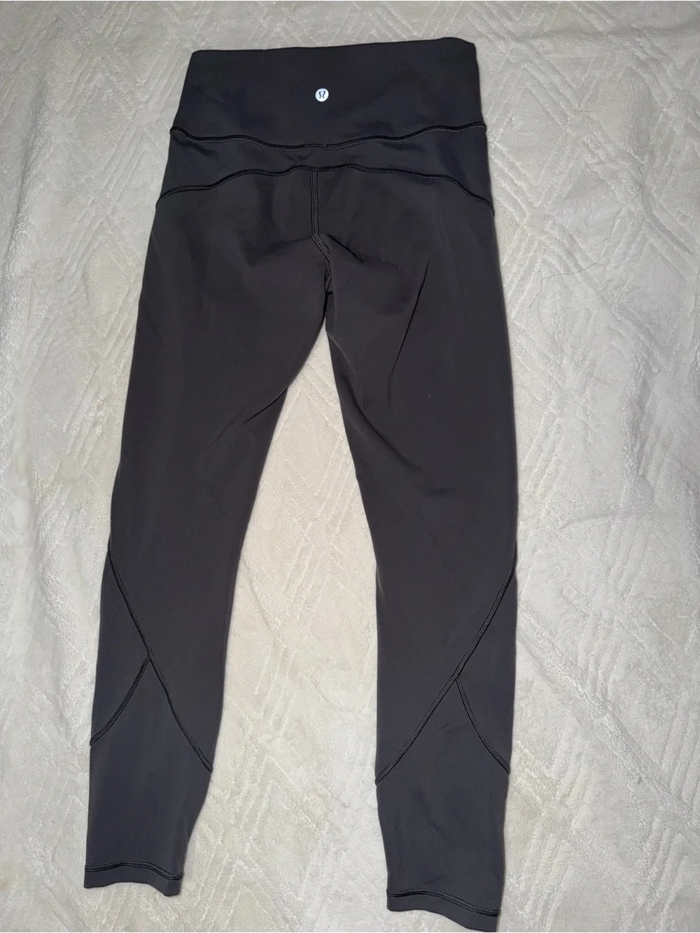 High-Waist Black Athletic Leggings